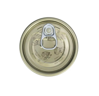 En gros 202 ##300 #307 #401 # de qualité alimentaire fer blanc métal Lidsaluminum facile à ouvrir fin/peut couvercle pour poisson viande pâte de tomate boîtes de conserve