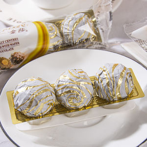 Boule de chocolat au lait saveur <span class=keywords><strong>caramel</strong></span>, cœur croustillant, bonbons au chocolat 36g, 3 pièces, chocolat au cacao, <span class=keywords><strong>noisette</strong></span>, saveur fraise - Product Image 3