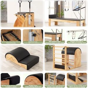 Wholesale Yoga Pilates Equipment Set Reformer <b>Machine</b> <b>Stretch</b> Your Back Gym Home - Product Image 3