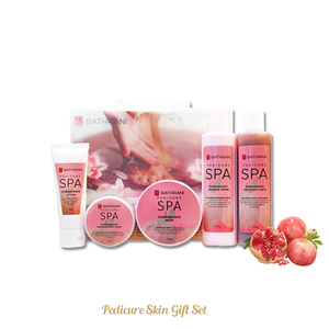 Set de Cuidado de <span class=keywords><strong>Pies</strong></span> con Aroma a <span class=keywords><strong>Granada</strong></span> Vegano y Orgánico con Productos Hidratantes y Regeneradores Marca BATHRANI - Product Image 1