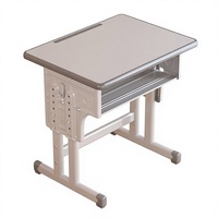 Table d'étude ergonomique pour enfants, avec rainure pour crayons, hauteur réglable, mobilier scolaire pour l'école primaire, vente en gros directe d'usine