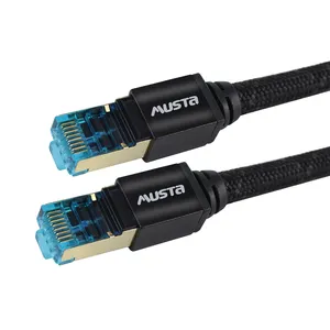 كابل شبكات RJ45 utp cat 6 إيثيرنيت عالي السرعة 1000 ميجابت/ثانية 1.5 م 3 م 5 م 10 م كابل شبكات إيثيرنيت cat6 سبيكة ألمنيوم كابل شبكات cat6