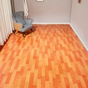 Rollo de suelo de linóleo de PVC personalizado, Alfombra de madera de grano, resistente al agua, fieltro, suelo de vinilo de linóleo - Product Image 5