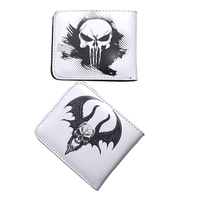 Dompet lipat ganda portabel buatan tangan kustom, dompet pria lipat ganda