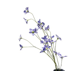 Clemátis Artificial de Seda Azul Real Secret Garden para Decoración de Bodas, Hogar y Exteriores - Product Image 5