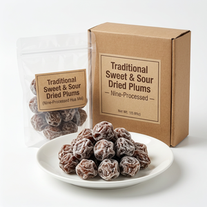 Prugne Salate Huamei Autentiche Tradizionali a Nove Processi, Etichetta Privata, per Digestione e Tè - Product Image 3