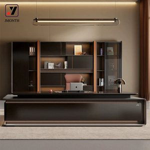 Escritorio Ejecutivo en Forma de L de Madera Moderna de Alta Gama Personalizado, Extensible, con Garantía de 5 Años, Certificado ISO9001/ISO14001, para Directores - Product Image 4