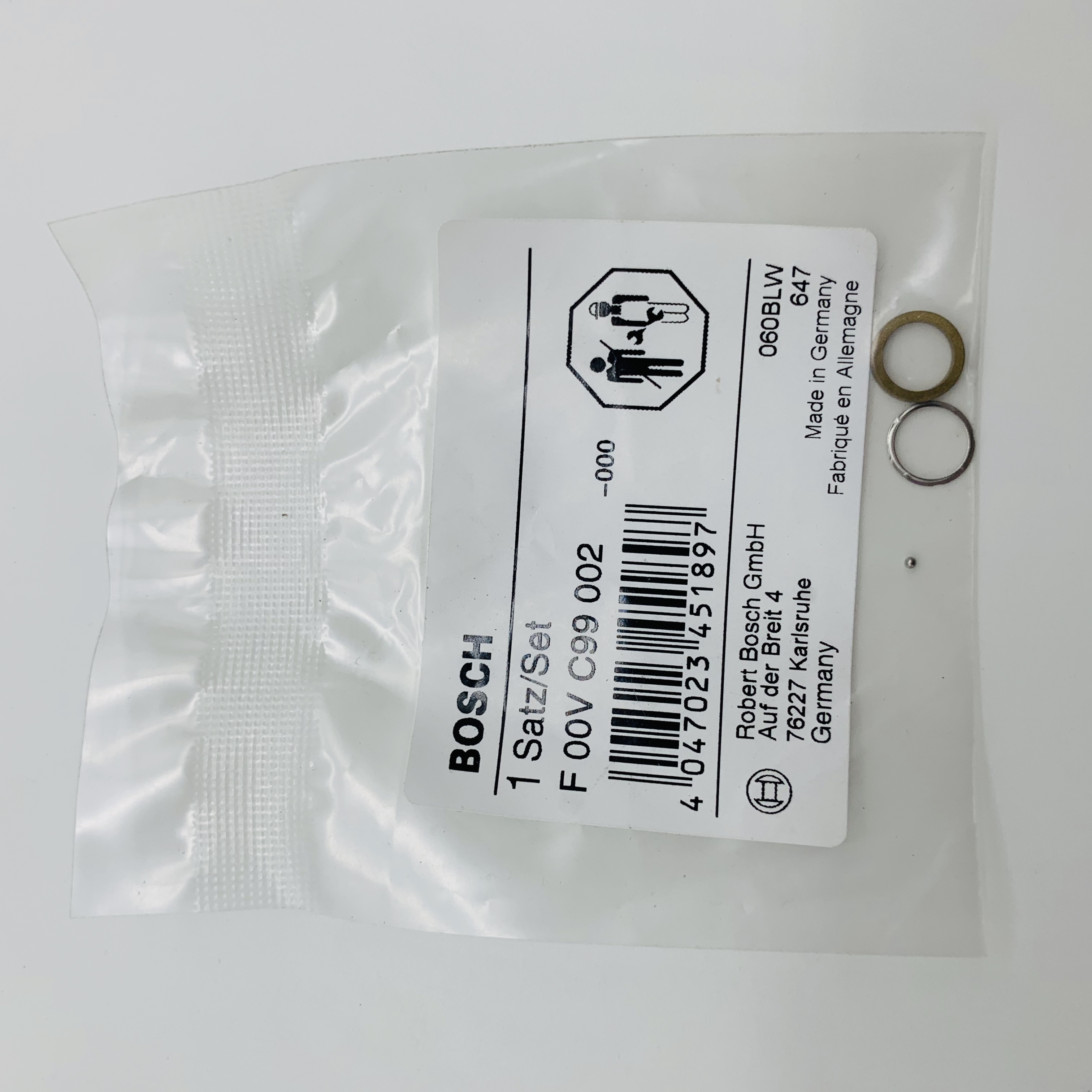 Набор инструментов для ремонта инжектора F00VC99002