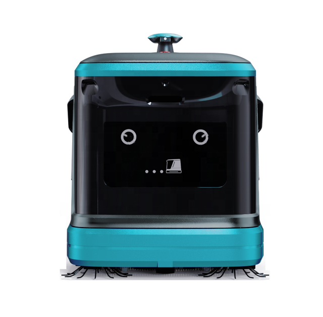 Commercial Intelligent Cleaning Robot Q3 LDS Slam+Vslam Navigation for Factories Hospitals Warehouses-Auto Charge Self-Emptying