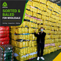 Pantalons courts d'été d'occasion pour femmes adultes Gracer, modèle A10, matériaux mixtes, tailles S-XXL, Guangdong Ukay Bales