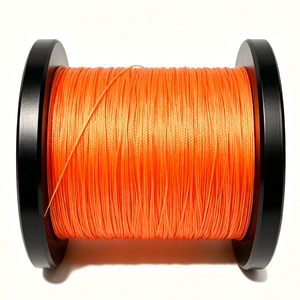 Offre Source Premium Orange Vif 0.6 #   8x Ligne <span class=keywords><strong>de</strong></span> pêche tressée 1000M, parfaite pour lancer, ultra-silencieuse, tressage professionnel - Product Image 3