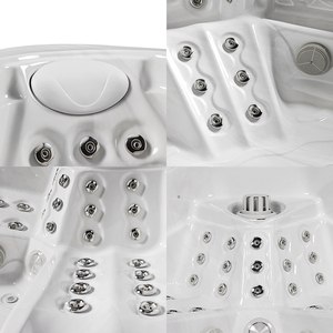 Jacuzzi de Acrílico para Exteriores, Diseño Contemporáneo, Directo de Fábrica, con 3 Bombas de Masaje <span class=keywords><strong>Balboa</strong></span>, Estructura de Acero Inoxidable, 5 Años de Garantía - Product Image 2