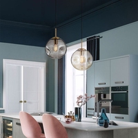 Lampe suspendue de forme circulaire, design nordique moderne, disponible en gris ou en bronze, création de designer, luminaire décoratif d'intérieur, idéal pour une salle à manger ou une chambre à coucher