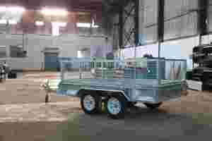 Le frein à disque 9x5 a galvanisé la remorque avec l'essieu tandem 2000kg évalué - Product Image 2