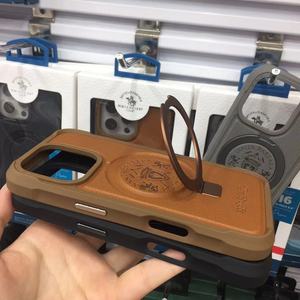 Nuova Custodia Magnetica Invisibile in Pelle Polo <span class=keywords><strong>Primo</strong></span> di Tendenza per iPhone 17 Pro Max 16 Pro Max con Supporto Integrato - Product Image 6