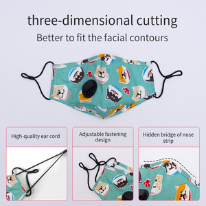 Máscara Facial de Algodón 3D Reutilizable con Diseño de Dibujos Animados de Perros, Transpirable, Lavable, Orgánica, para Fiestas de Cumpleaños, Impresión Personalizada, Éxito de Ventas 2025 - Product Image 5