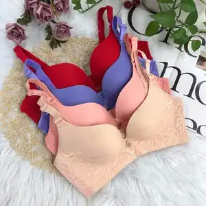 low price mix inventory clearance stock Women Underwear Crop Top Sexy Bra A and B Cup Lingerie or Push Up Comfort Seamless bra