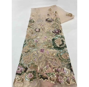 Gran oferta, nuevo diseño de lujo, vestido de novia nigeriano europeo y americano para mujer, vestido de fiesta elegante, encaje con Cuentas francés - Product Image 2