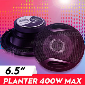 400W 6.5 Inch Car Audio <b>Speaker</b> 2-Way Coaxial Universals Stereo <b>External</b> Magnetic High-fidelity Car Audio Music Subwoofer Pair - Product Image 1