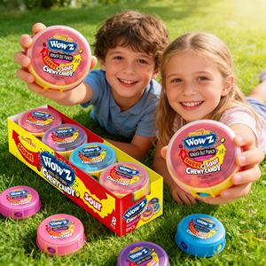 Proveedor de Dulces OEM Wowz <span class=keywords><strong>Remix</strong></span> Sour Sweets, Gomitas Masticables 2 en 1 - Product Image 1