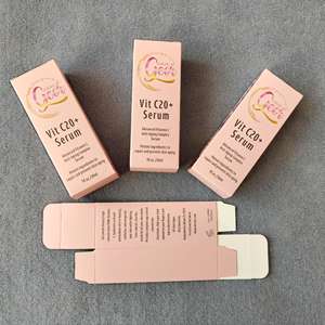 Cajas de Embalaje de Papel Rosa Plegables para Esencias Líquidas, Cajas de Cartón Blanco para Cosméticos con Logotipo Personalizado - Product Image 6