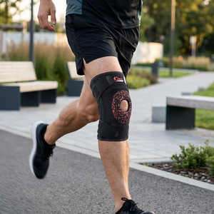 <span class=keywords><strong>Genouillère</strong></span> Orthopédique Professionnelle Personnalisée en Néoprène Imperméable pour la Compétition - Product Image 2