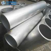 Grosir kualitas tinggi 6063 T5 / 6061 T6 pipa/tabung aluminium mulus