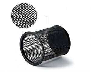Vente en gros de porte-stylos en métal rond NEISY pour le rangement des fournitures de bureau - Product Image 2