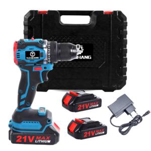 ชุดเครื่องมือสว่านไร้สายขนาดเล็ก DZCW-21-2 21V พร้อมแบตเตอรี่ลิเธียมแบบชาร์จได้ OEM ปรับแต่งได้ แรงบิด 30N.m ความจุ 2000mAh - Product Image 4
