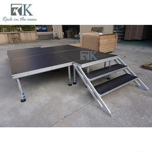 Etapa de altura ajustable de aluminio para eventos Suministro de etapa firme estable - Product Image 3