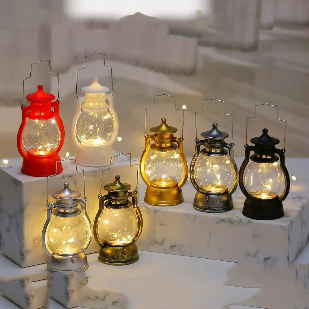 Weihnachts laterne Öllampe Indoor Outdoor Hänge laterne mit Docht für Weihnachts feier dekorationen