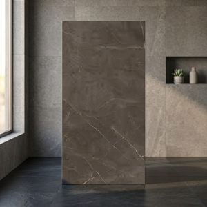 Azulejos de porcelana Amani Coffee de 800x1600 mm, súper brillantes, fabricados en India, diseño cerámico para paredes. - Product Image 2