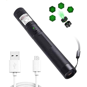 ปากกาชี้เลเซอร์สีเขียวสำหรับสัตว์เลี้ยง ของเล่นกลางแจ้ง ขายส่ง ชาร์จผ่าน USB ไฟฉาย - Product Image 2