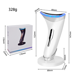 Sistema Anti-invecchiamento ad alta frequenza di ringiovanimento della pelle con supporto a tripla azione termica del massaggiatore del viso di sollevamento del viso - Product Image 6
