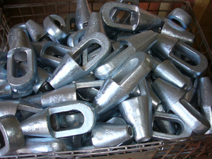 G-417 Fechado Spelter Sockets Wire Rope Alta Qualidade Heavy Duty Fechado Spelter Sockets - Product Image 4