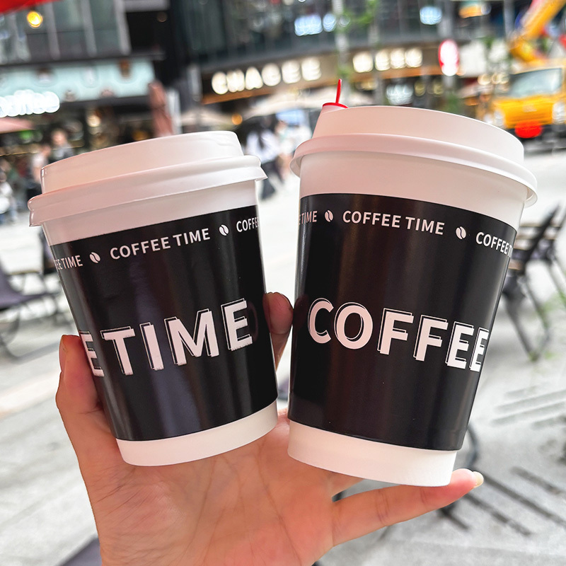 Kraft Paper Cups Customized Hot Drink