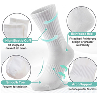 Chaussettes de sport pour hommes de haute qualité, logo personnalisé, confortables, respirantes, en coton, chaussettes de course à pied