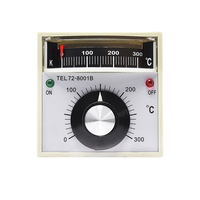 Contrôleur de température intelligent à affichage à pointeur haute précision TEL72-8001B Réglage du bouton OEM IP43 classé Garantie de 3 ans