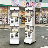 Distributeur automatique de capsules Gacha à monnayeur, mini machine à œufs torsadés en métal pour jouets en capsule