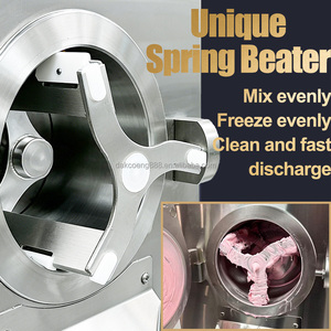 36L Fast Cooling Countertop Maquina Industrial de Gelato Machines for Business Hard Ice Cream Batch Freezer Air cooling system - Product Image 3