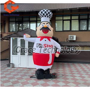 Quảng Cáo Vũ Công Bơm Hơi Vũ Công Bơm Hơi Đầu Bếp Vũ Công Bầu Trời Hình Dáng Tùy Chỉnh Cho Sự Kiện - Product Image 6