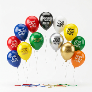 AI-MICH - Juego de Regalo Promocional con Logotipo Personalizado al por Mayor, Decoraciones para Fiestas de Cumpleaños, Globos de Látex para Bodas de <span class=keywords><strong>10</strong></span>, 12 y 18 Pulgadas - Product Image 1