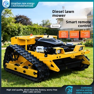 <b>Remote</b> <b>Control</b> Multi-function Lawn <b>Mower</b> With Crawler for Orchard and Garden Weeding & Grass Cutting Agriculture <b>Tracks</b> Robott R - Product Image 4