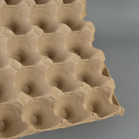 Plateaux à œufs en pulpe moulée empilables à 30 alvéoles, 100 % compostables et biodégradables, pour stockage d'œufs de ferme – Approvisionnement direct usine