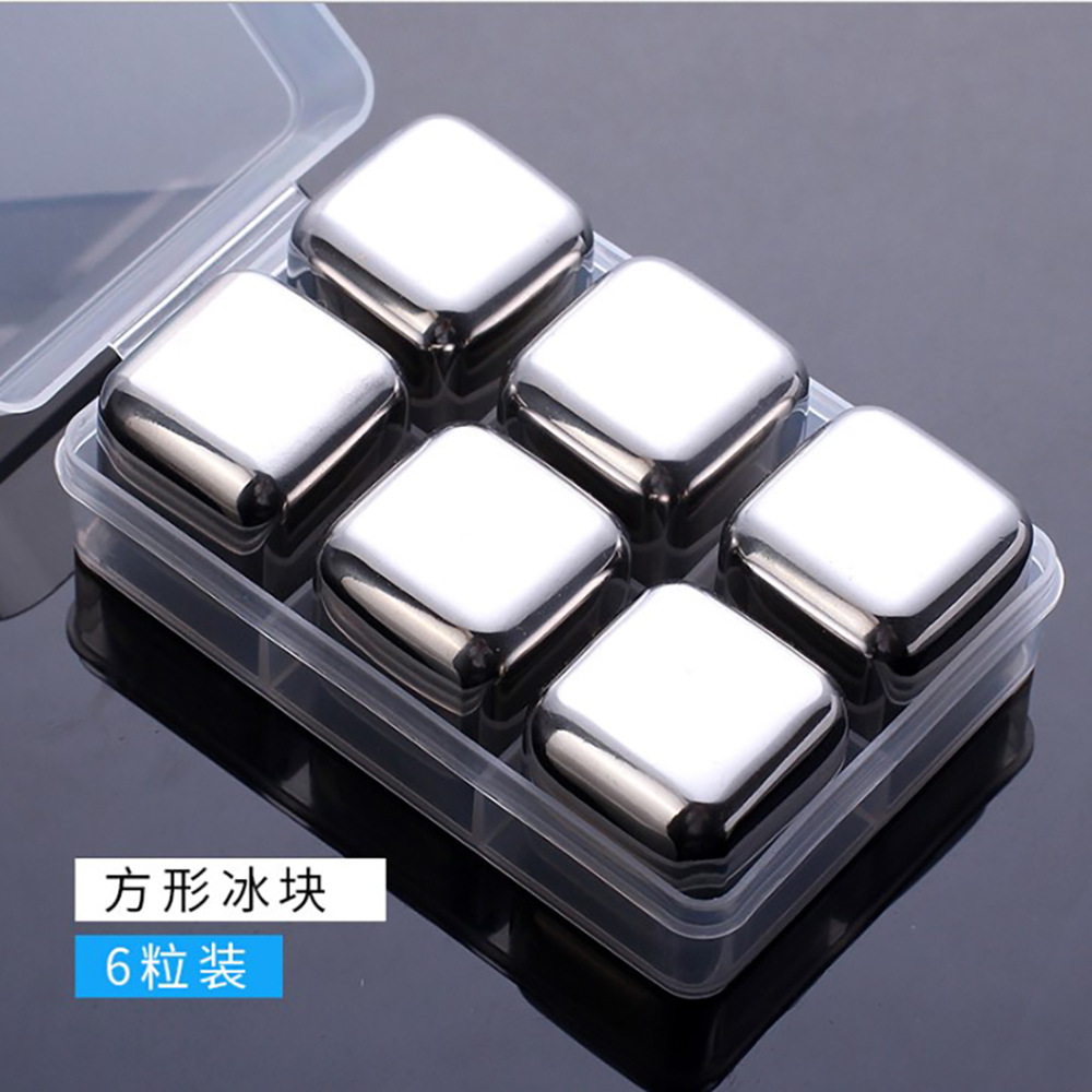 Cubo de hielo del acero inoxidable 6