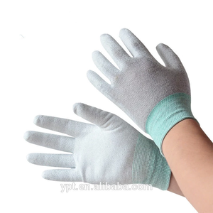<span class=keywords><strong>Q2M</strong></span> Palm Coated Anti static Handschuh/Palm Fit Sicherheits arbeits handschuh/Carbon Fiber ESD Anti static Handschuh - Product Image 2