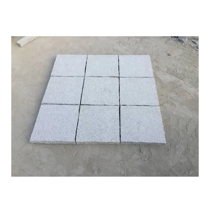 Azulejo de suelo barato PIEDRA DE PAVIMENTACIÓN granito natural gris claro al por mayor