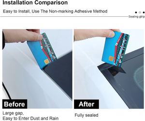 ऑटोमोबाइल पार्ट्स विंडशील्ड और साउंडप्रूफ ग्लास रबर सीलिंग स्ट्रिप छत सीलिंग - Product Image 5