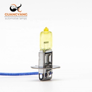 Chất lượng cao H3 vàng 12V 55W thép không gỉ xe đèn sương mù bóng đèn halogen - Product Image 2