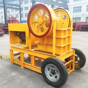 Pe200x300 Pe250x400 Small Capacity Mobile Diesel Engine Stone And Rock Jaw Crusher For Gold